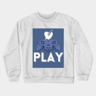 HeartBreak Video Games "PLAY" Crewneck Sweatshirt